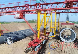 湖北水利“一号工程”成功穿越特高压线，彰显我国水资源专用机械设备制造硬实力